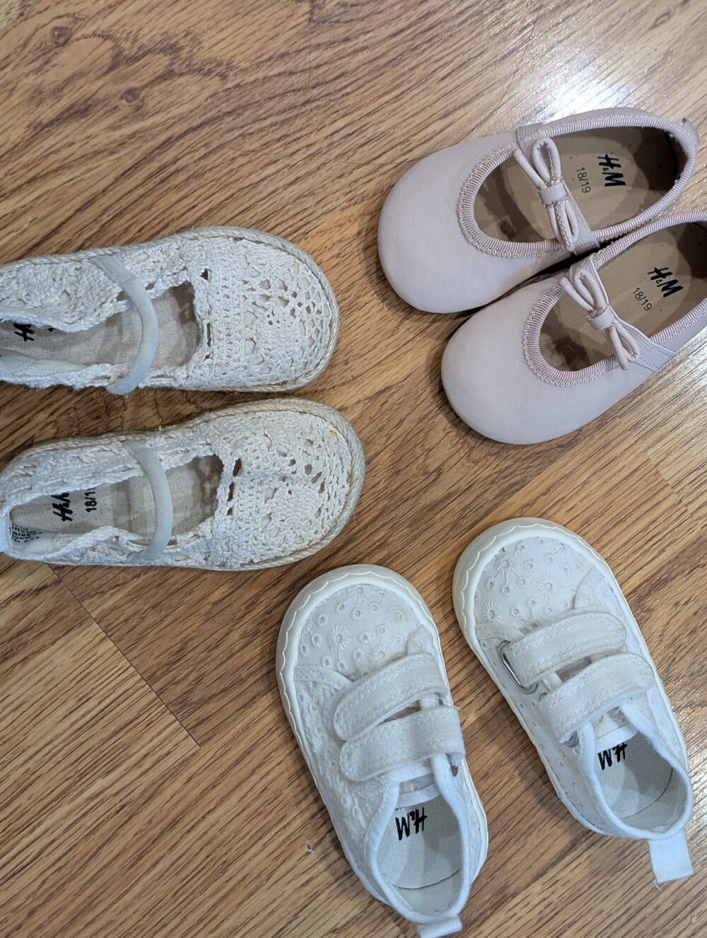 H&M Baby Girl Shoe Bundle Of 3